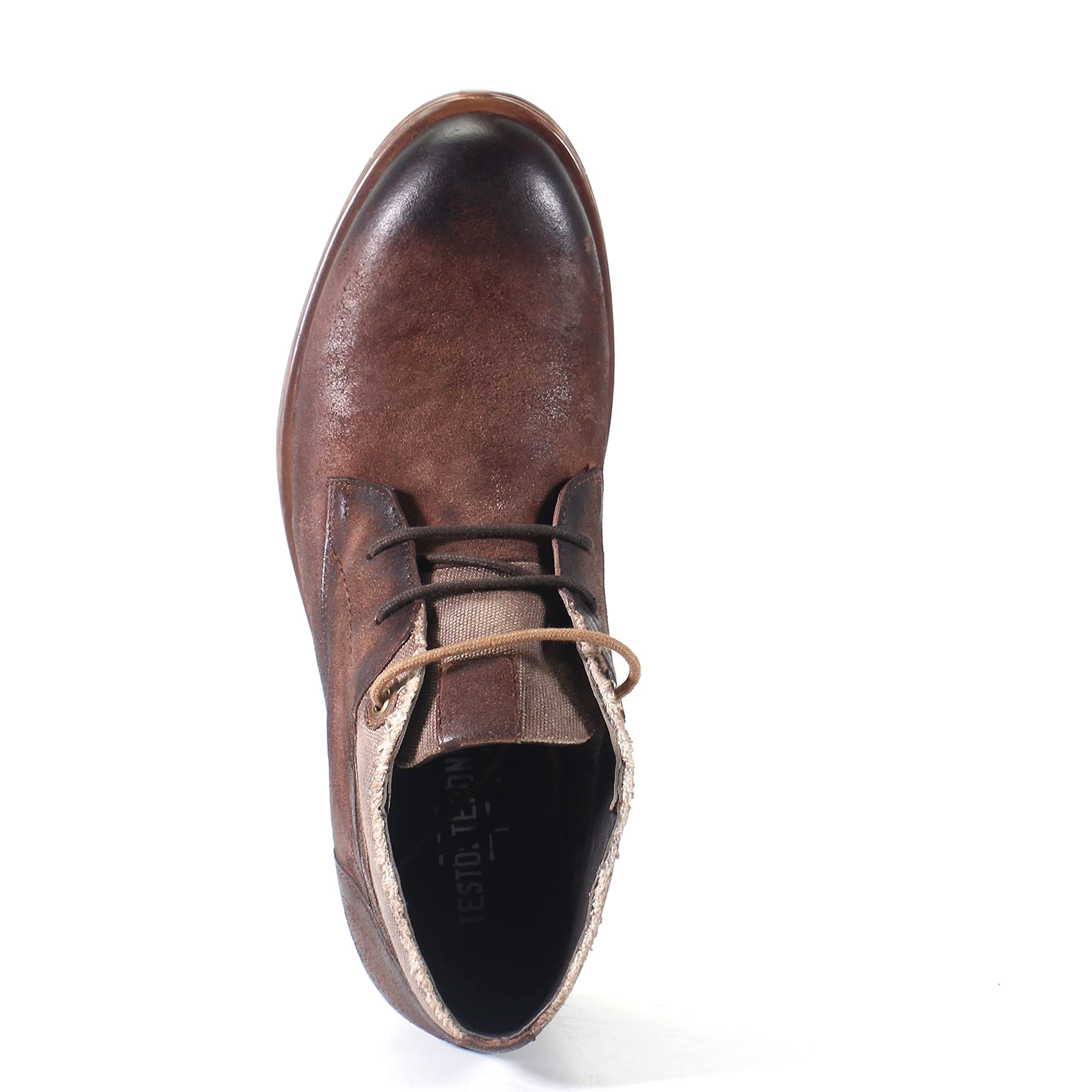 Men's York Town Genuine Leather Distressed Cushioned Chukka Boots - Comfortable Testosterone Shoes for Casual Wear & Outdoor Activities
