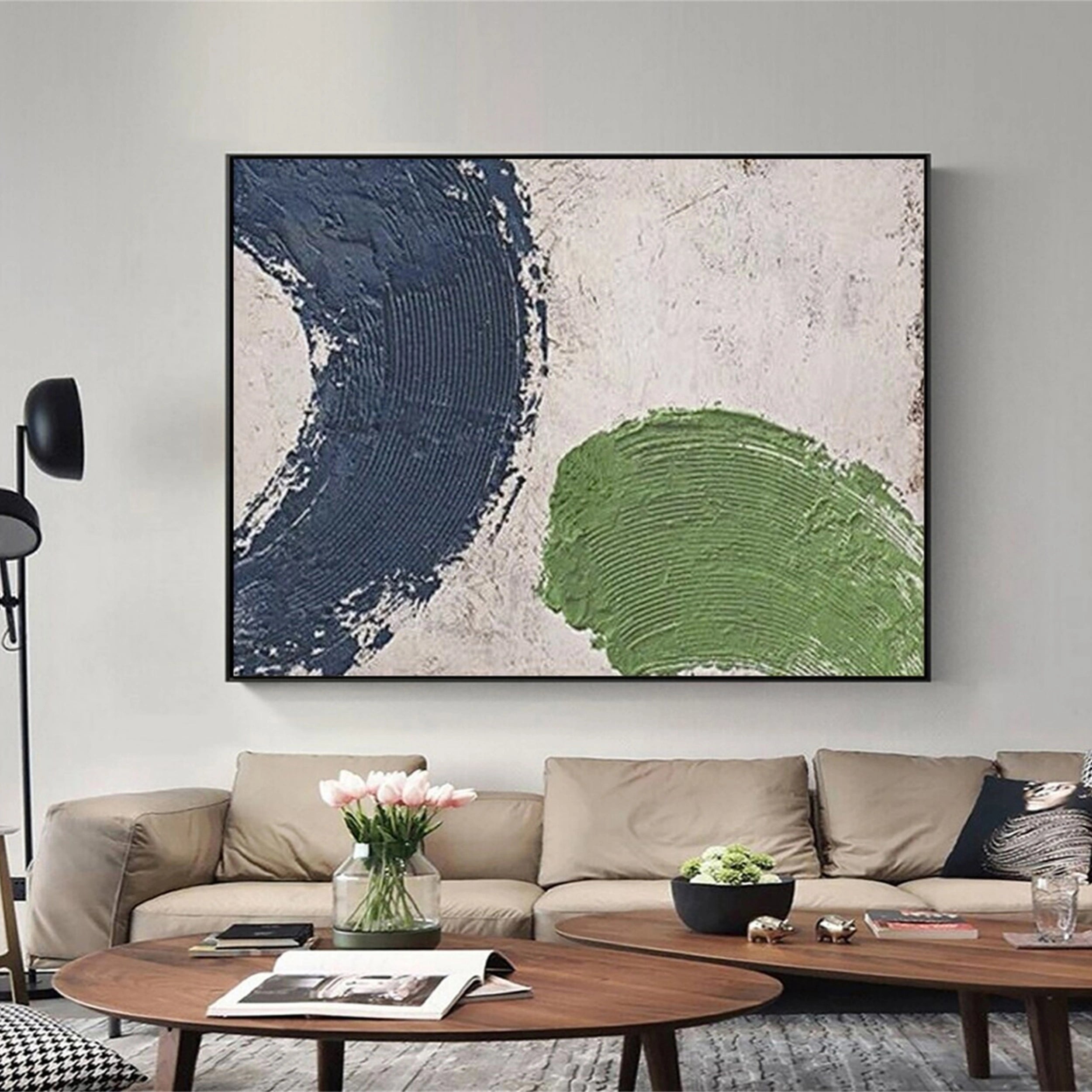 Abstract Tranquility Wall Art Print #WS114 - Modern Home Decor for Living Room, Bedroom & Office