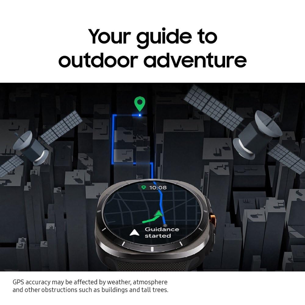 SAMSUNG Galaxy Watch Ultra 47mm LTE Smartwatch - Titanium White (Renewed) | AI Fitness Tracker with Heart Rate Monitor, Sleep Tracking, GPS, Energy Score & Wellness Tips | Perfect for Workouts, Running, Swimming & Daily Health Monitoring