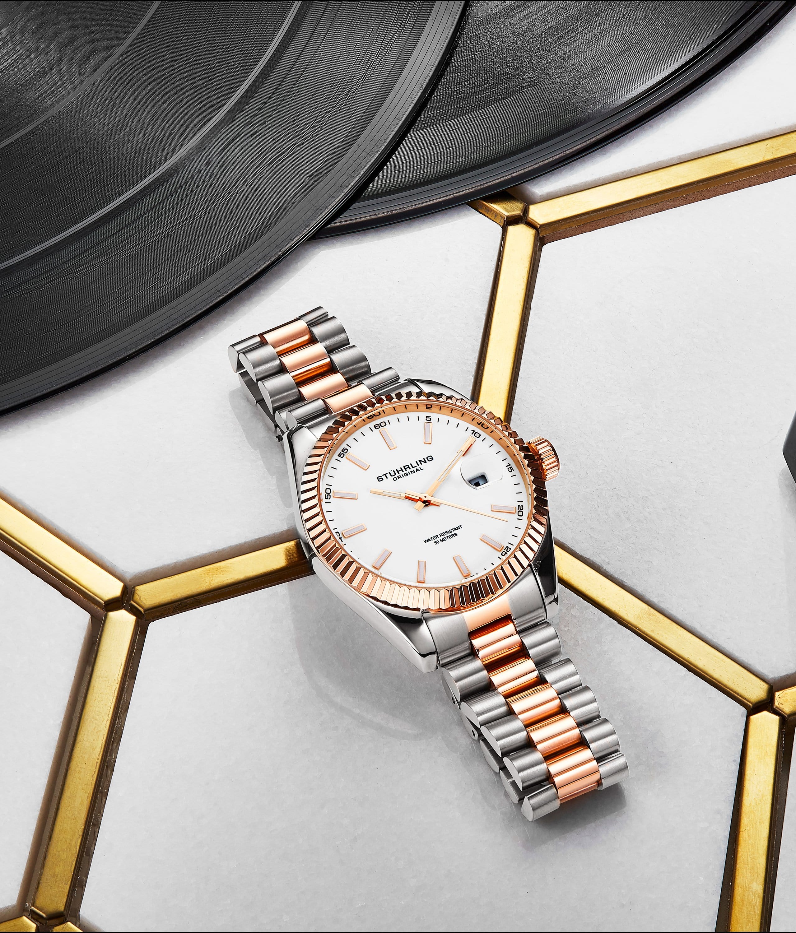 Lineage 3935 Quartz 42mm Classic Men's Watch - Elegant Dress Watch for Business, Formal Occasions & Everyday Wear