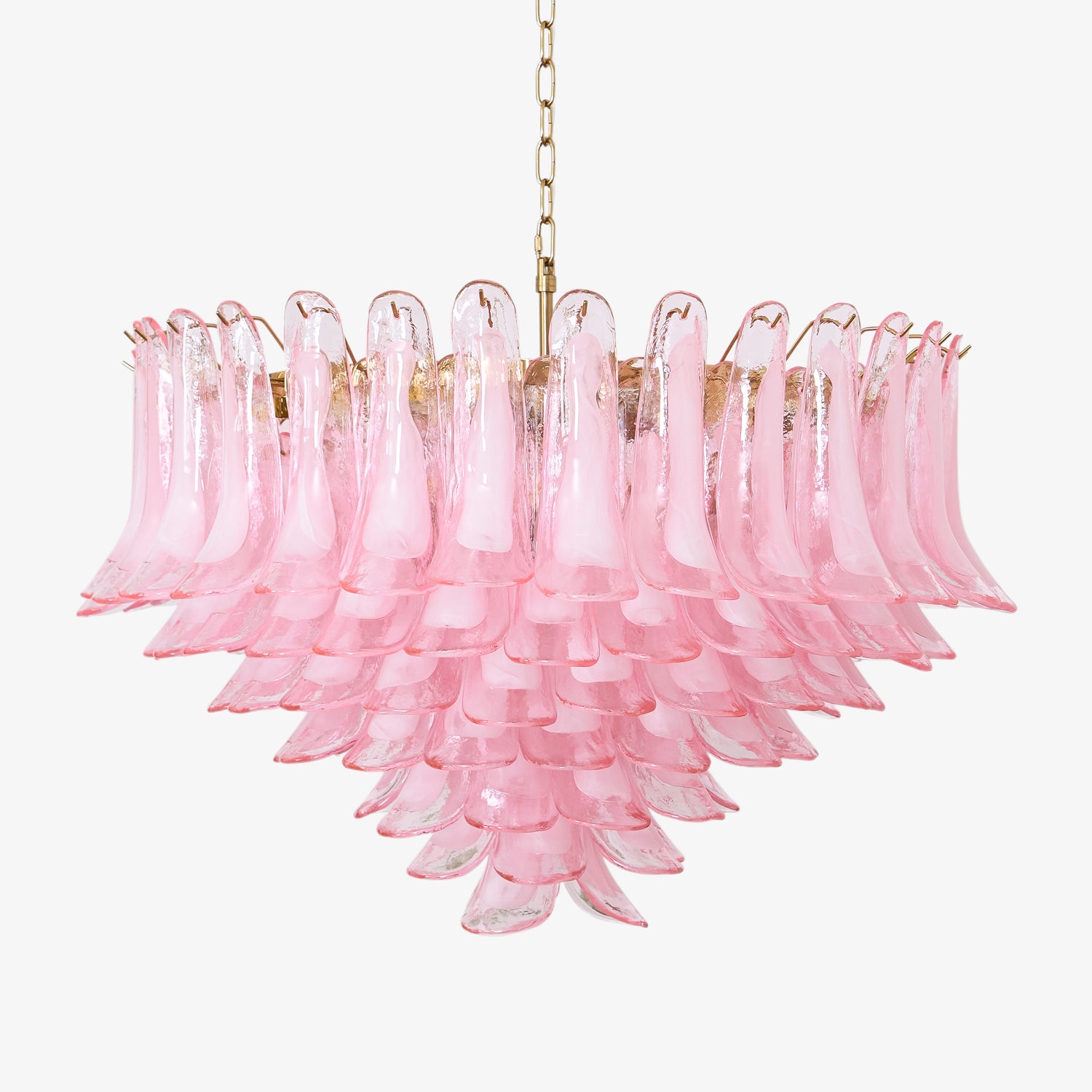 Gold & Pink glass