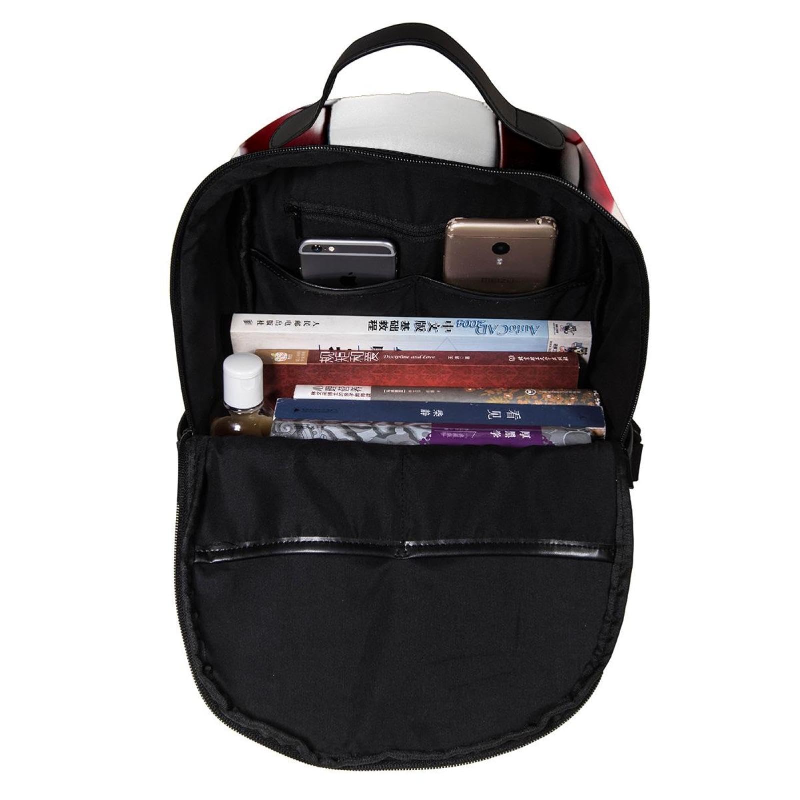 Best Travel Backpacks for Women & Men - Durable American Flag Football Design Backpack for Hiking, School & Outdoor Adventures