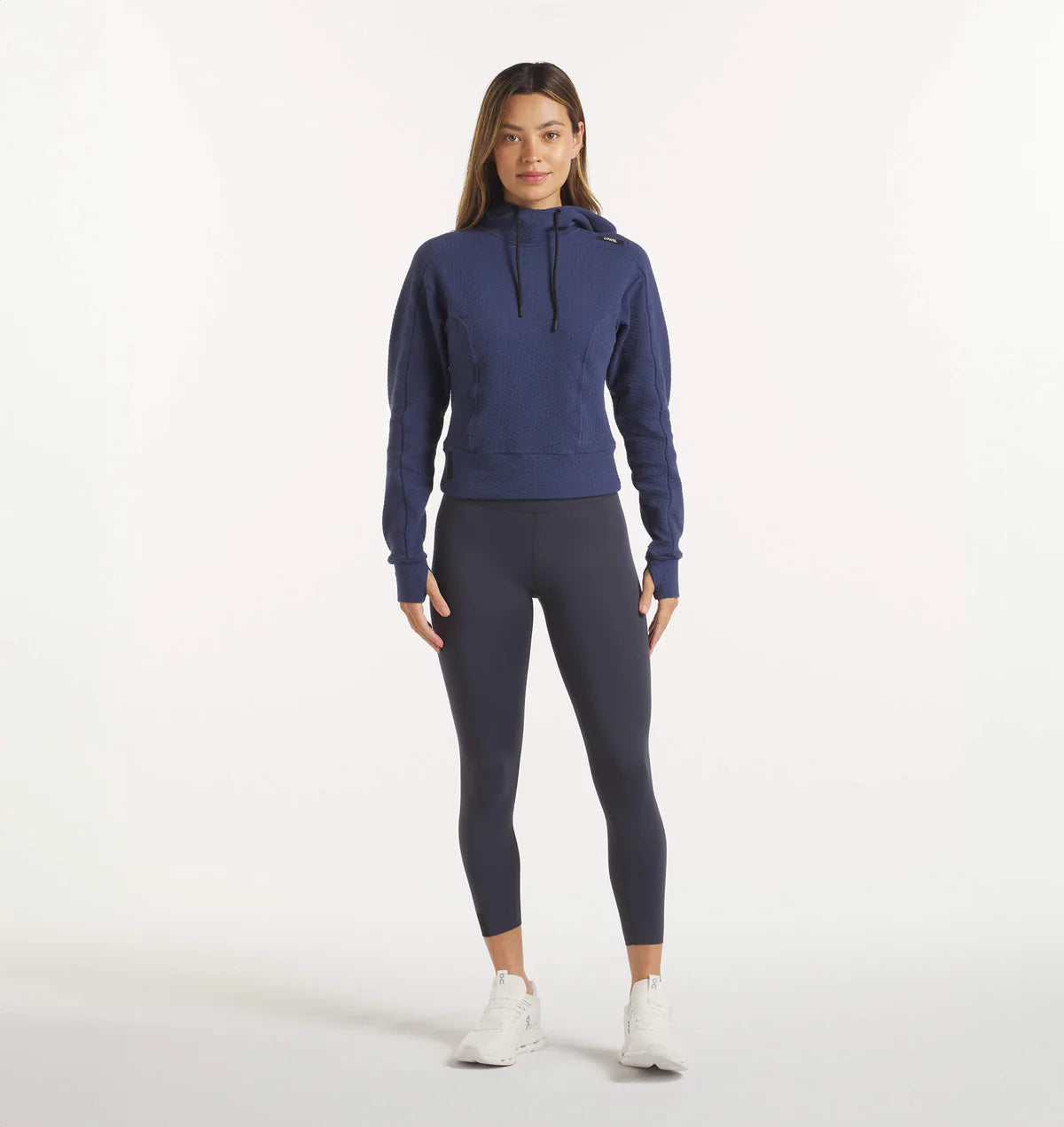 Women's Ascend Hoodie - Soft Fleece Pullover with Kangaroo Pocket (Harbor Blue) | Cozy Casual Wear for Outdoor Activities, Gym & Lounge