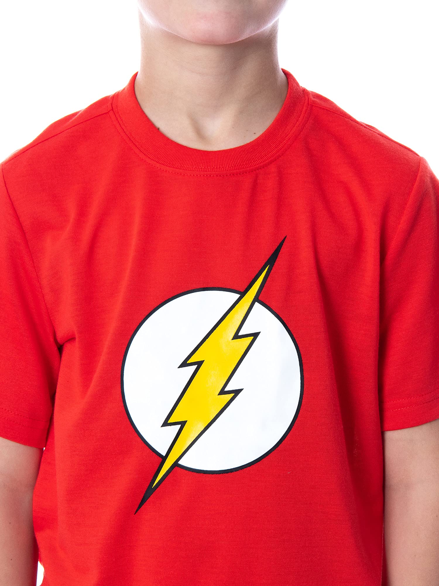 DC Comics Batman Logo Boys' Short Sleeve Pajama Set - Superhero Sleepwear for Kids & Toddlers - Perfect for Bedtime, Lounging & Comic-Themed Parties