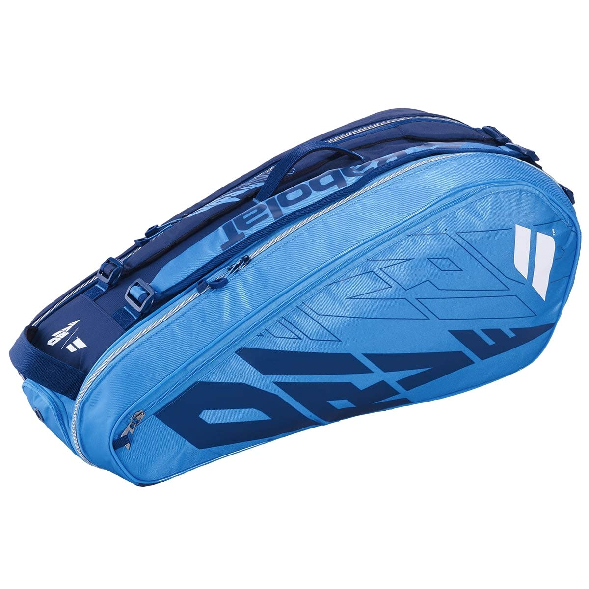 Babolat Pure Drive 10th Gen Blue Tennis Racquet Holder 6-Pack Bag | Premium Tennis Gear for Players & Coaches | Perfect for Tournaments, Practice & Travel
