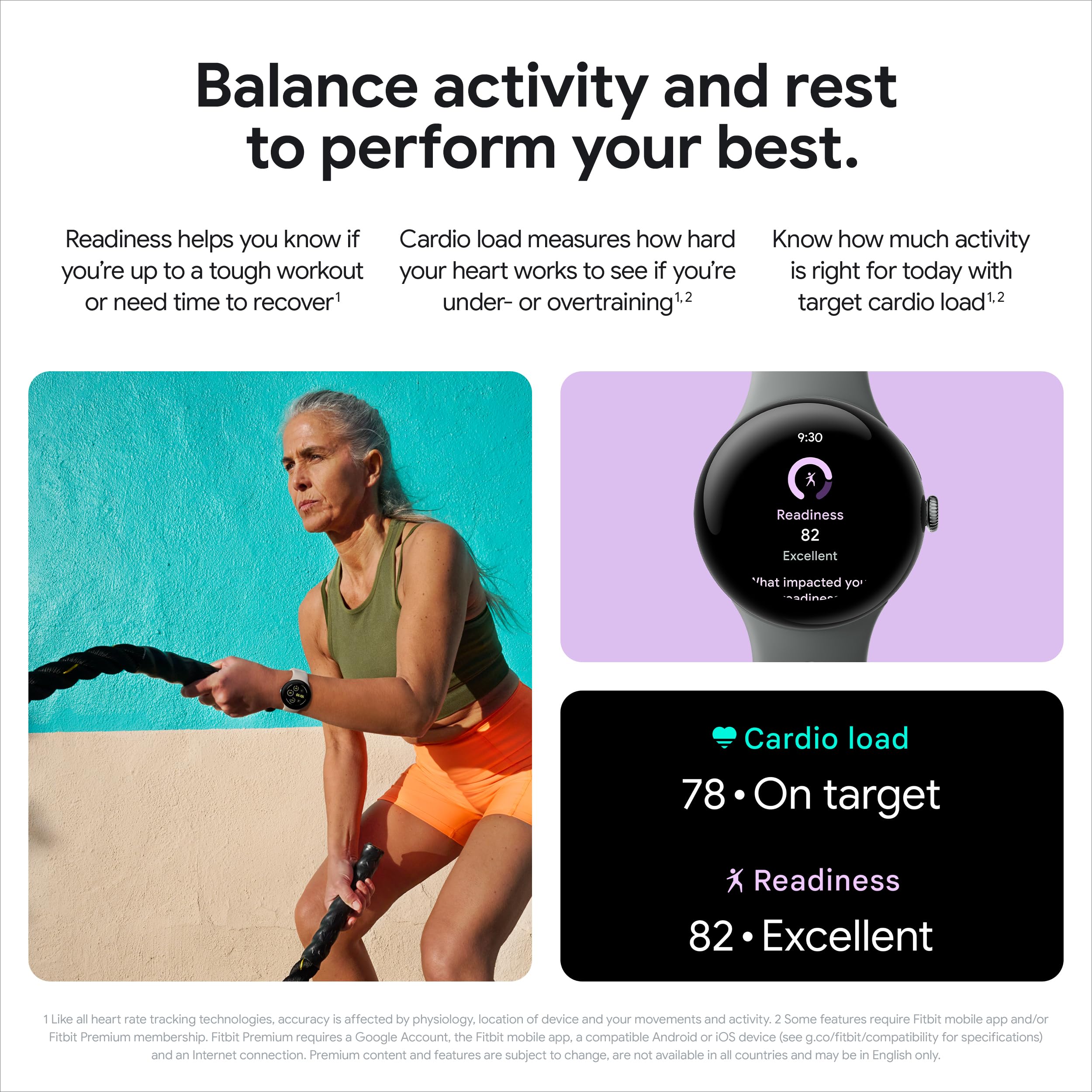 Google Pixel Watch 3 (41mm) - Android Smartwatch with Heart Rate Monitor, Fitbit Advanced Running Features, Fitness Insights, 24-Hour Battery Life - Champagne Gold Aluminum Case & Hazel Band (Wi-Fi) - Perfect for Workouts, Running, and Daily Activity Tracking