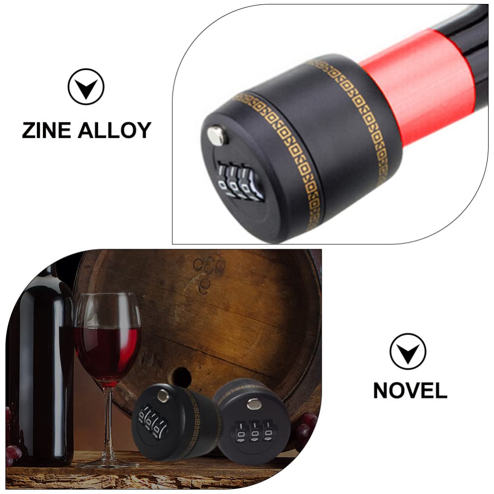 Premium Vacuum Wine Bottle Stopper with Lock Code - Airtight Seal for Whiskey, Liquor & Champagne Preservation - Perfect for Home Bars, Parties & Gifts