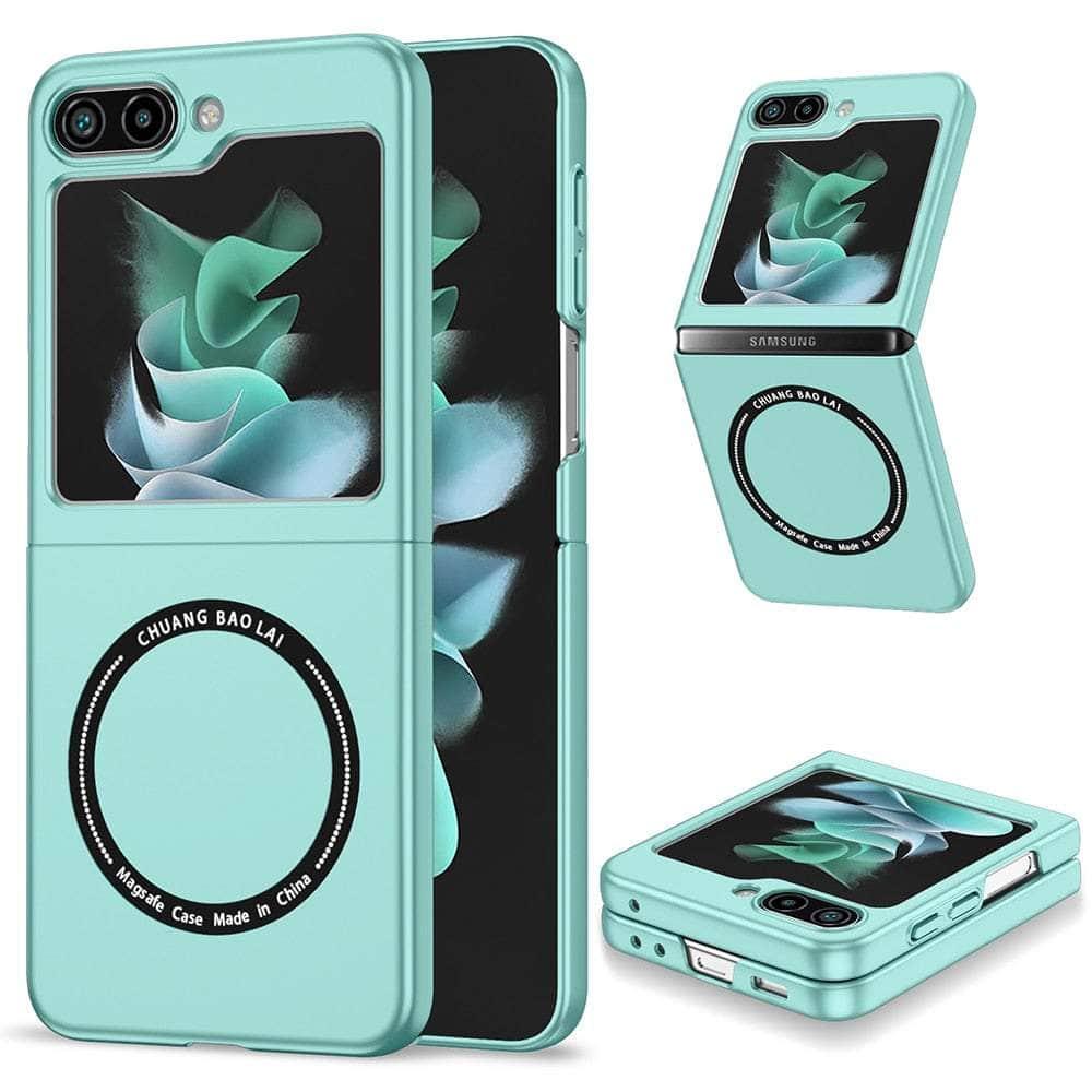 Samsung Galaxy Z Flip 5 MagSafe Charging Case - Protective Cover with Wireless Charging for iPhone & Android | Perfect for Work, Travel & Everyday Use