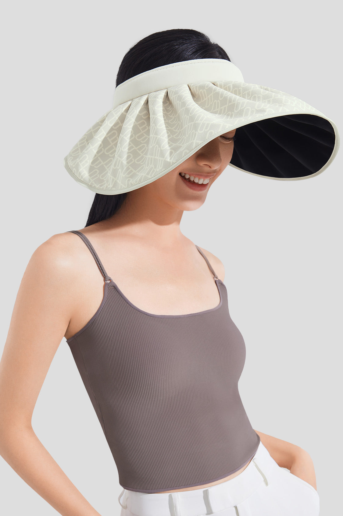 Yuni Women's UPF50+ Sun Hat - Wide Brim Shell Beach Hat for Summer Outdoor Activities, Travel, and Gardening