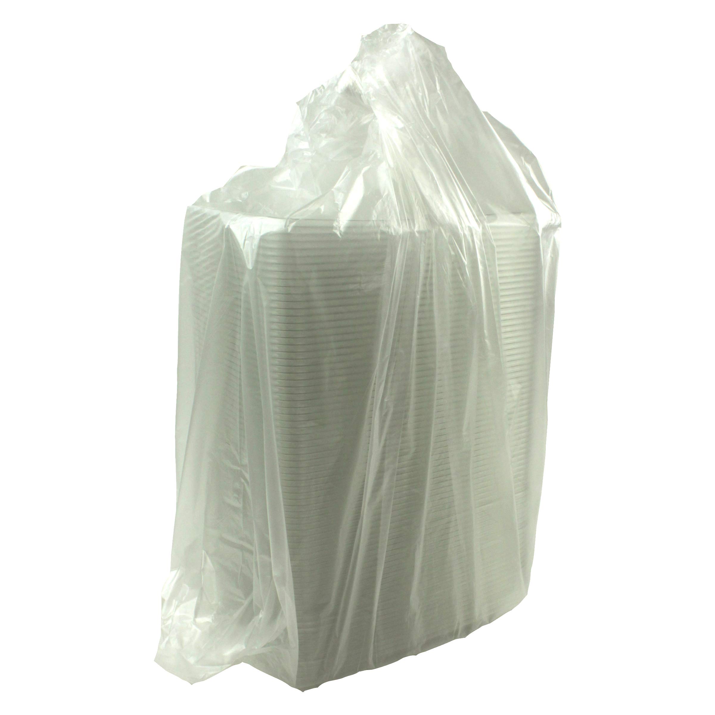 Clear Flat Lids for Rectangular Pulp Containers - 300 Pack Durable & Recyclable Plastic Food Storage Lids - Perfect for Takeout Containers, Meal Prep, and Restaurant Supplies