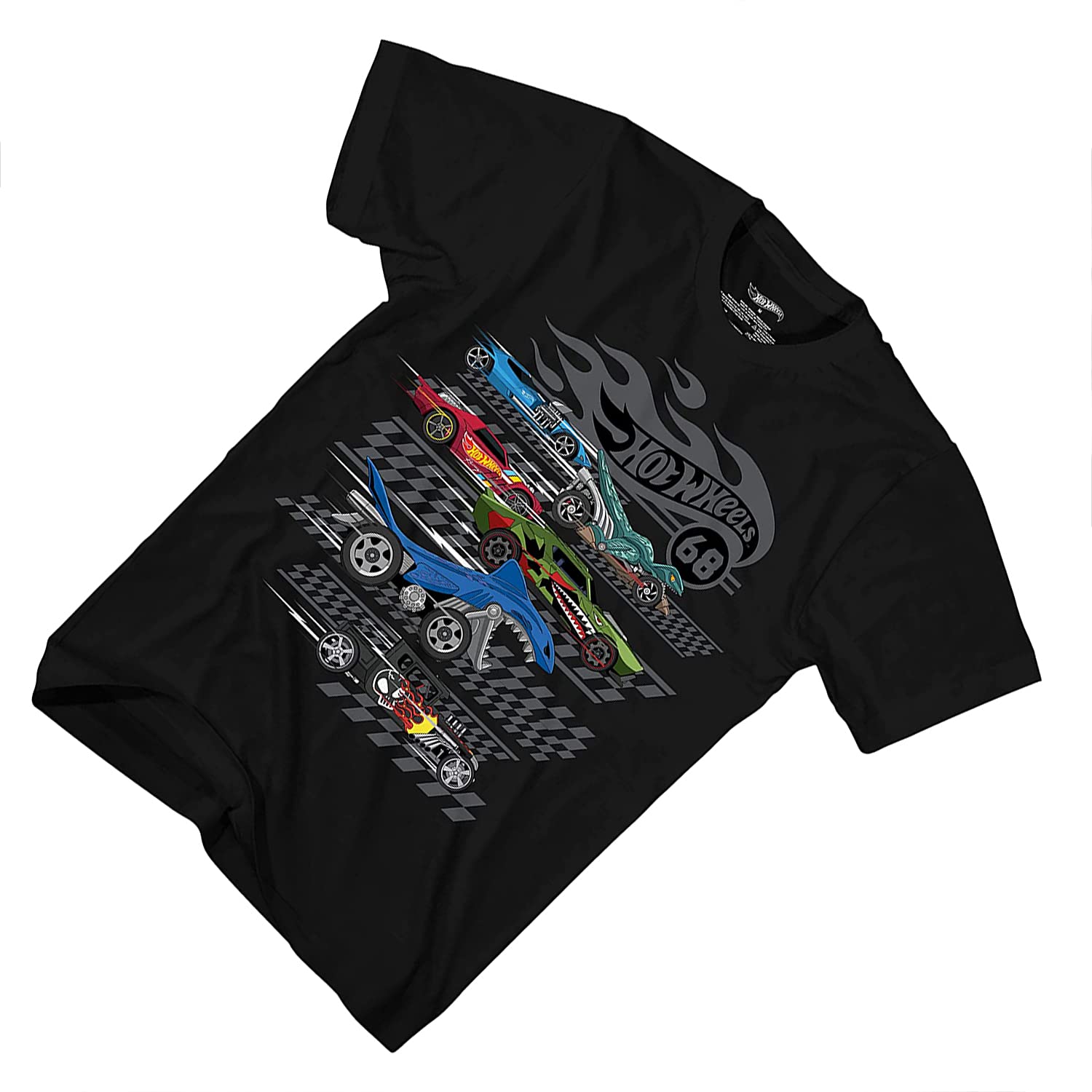 Hot Wheels Boys Short Sleeve T-Shirt - Cool Cars Graphic Tee for Kids - Perfect for Playdates, Birthday Parties & Everyday Wear