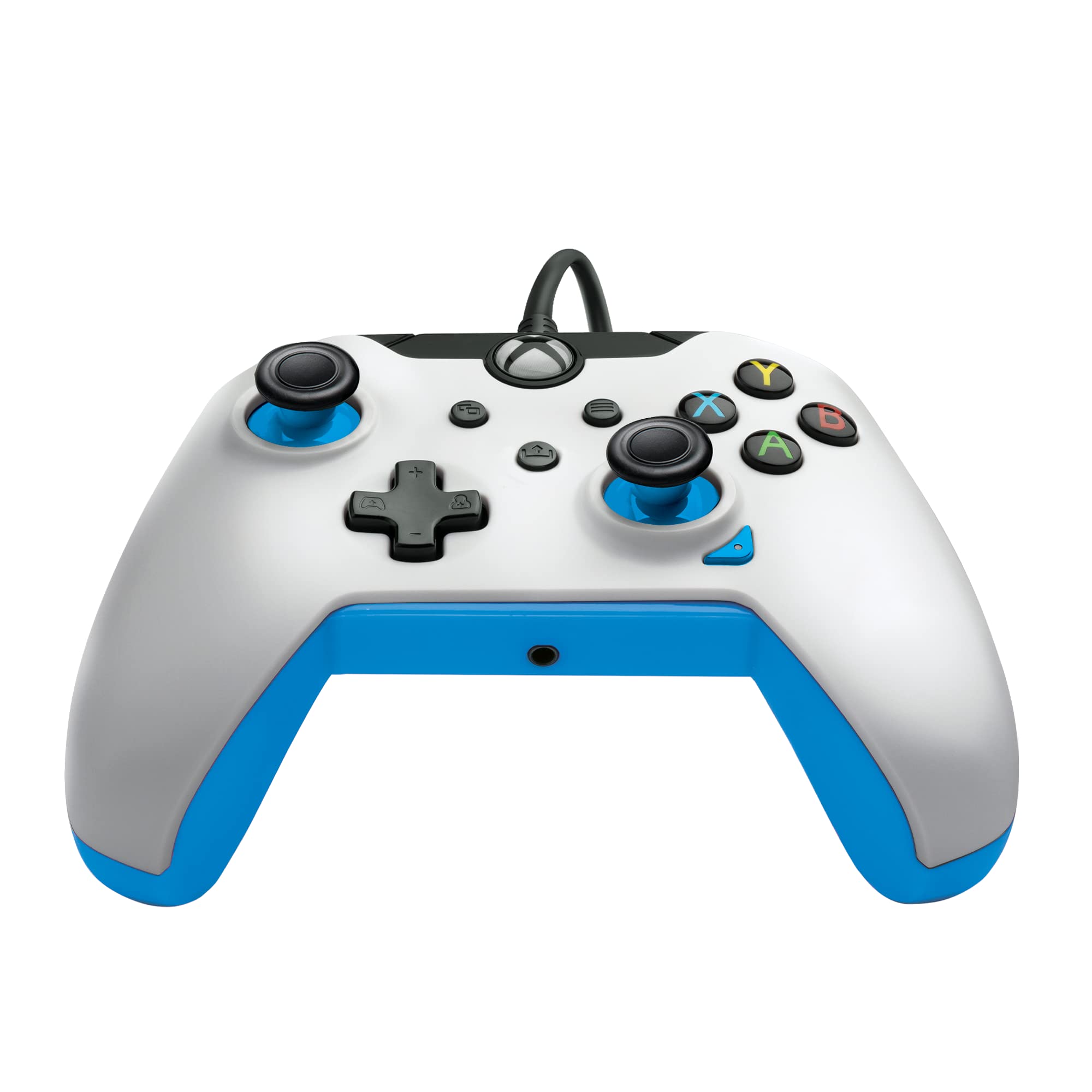PDP Wired Controller for Xbox Series X/S & Xbox One - White Ion Gamepad with Enhanced Gaming Performance - Perfect for Competitive Gaming & Long Play Sessions