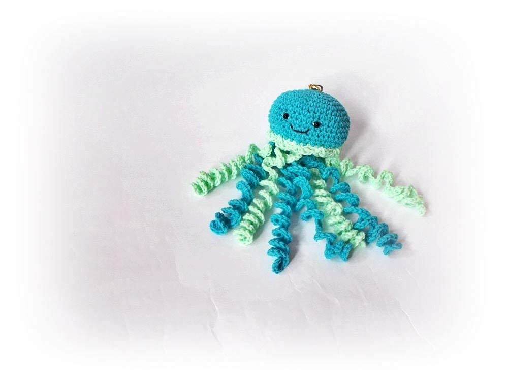 Handmade Octopus Crochet Plush Amigurumi Toy - Soft Stuffed Animal for Kids & Adults - Perfect Gift for Birthdays, Baby Showers & Home Decor