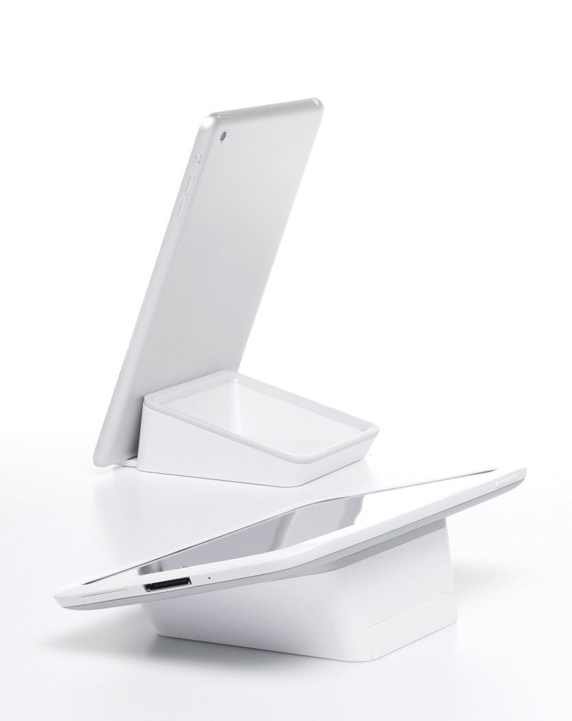 Bluelounge Casa Stand - Adjustable Laptop & Tablet Holder for Home & Office - Ergonomic Desktop Organizer with Cable Management - Perfect for Work, Study & Entertainment