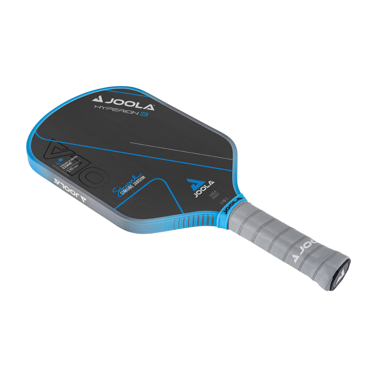 Joola Simone Jardim Hyperion 3 16mm Pickleball Paddle - Premium Carbon Fiber Paddle for Competitive Play & Outdoor Sports - Perfect for Tournaments, Backyard Games & Pickleball Enthusiasts