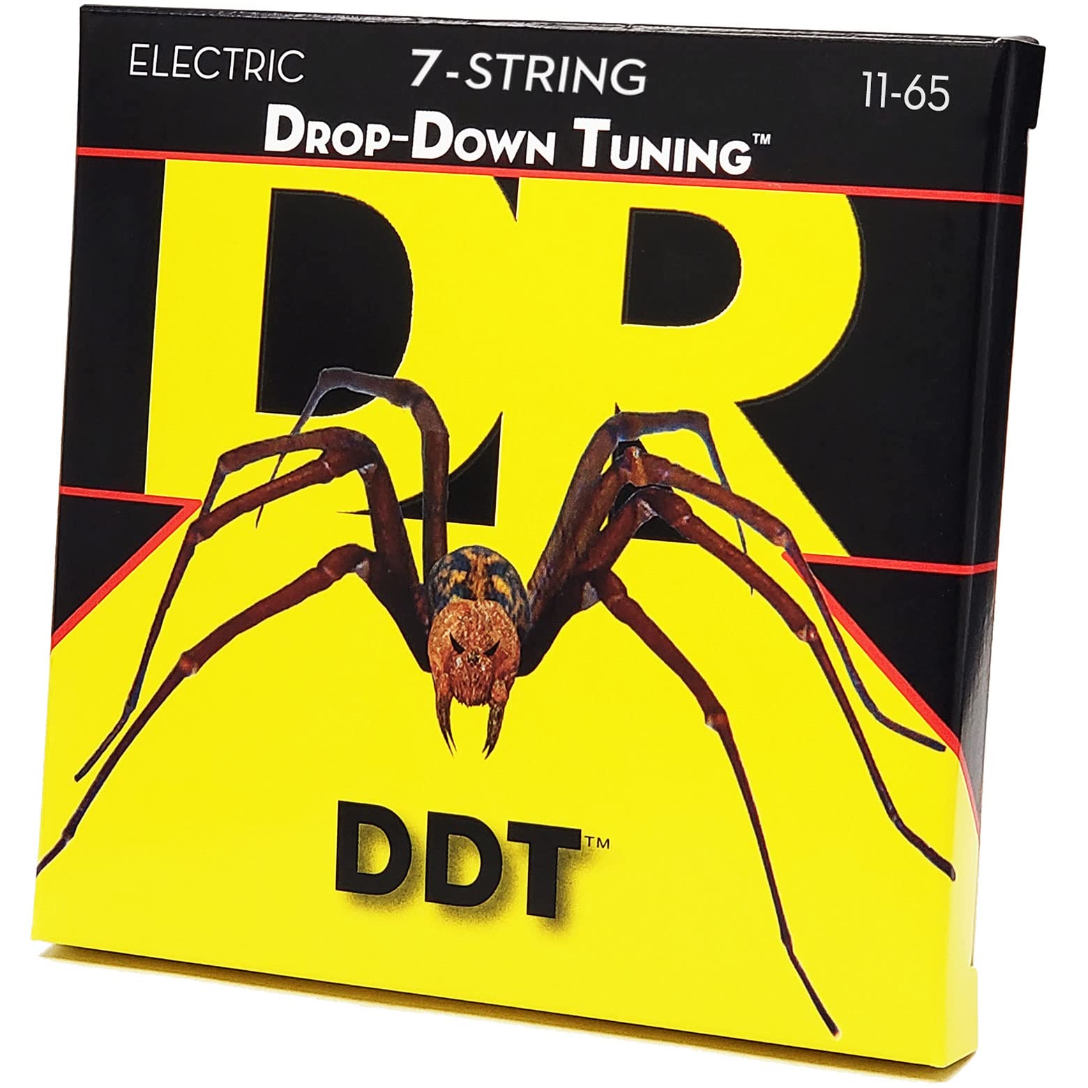 DR Handmade Strings DR DDT Drop Down Tuning 7 String Heavy Gauge Electric Guitar Strings (DDT7-11) - Perfect for Metal, Rock & Extended Range Playing