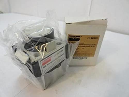 Dayton 2UXH5 IEC Timer Attachment - Heavy Duty Industrial Timer for Electrical Equipment & Machinery - Perfect for Manufacturing Plants, HVAC Systems & Automation Control