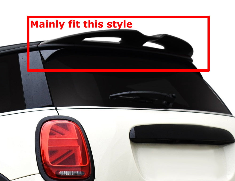 Carbon Fiber Roof Spoiler for MINI Cooper F55 F56 F54 JCW Style - Universal Fit, High Gloss Finish - Perfect for Car Customization & Racing Enthusiasts