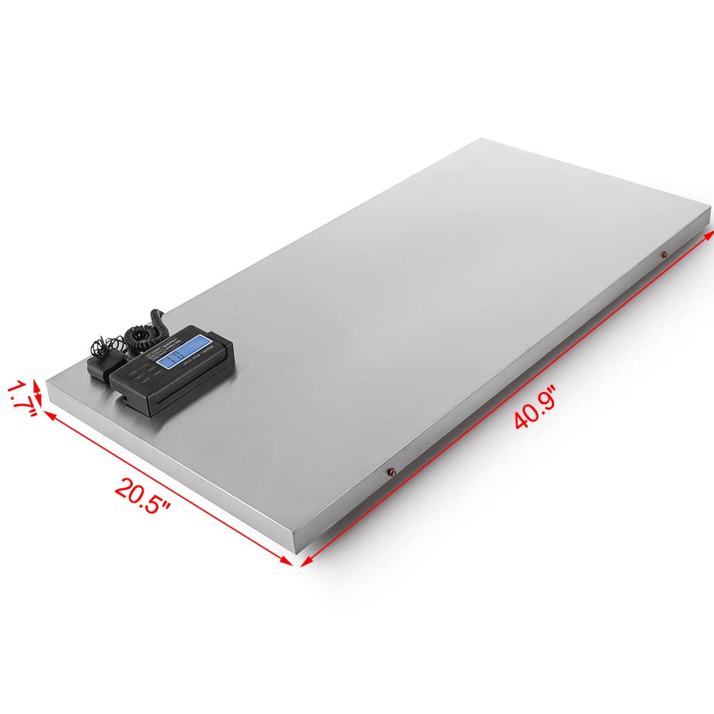 Gdrasuya 10 Digital Livestock Scale - Heavy Duty Large Platform Floor Scale for Pets, Hogs, Sheep, Goats & Pigs - Accurate Veterinary & Postal Shipping Weighing Solution for Farms, Ranches & Veterinary Clinics
