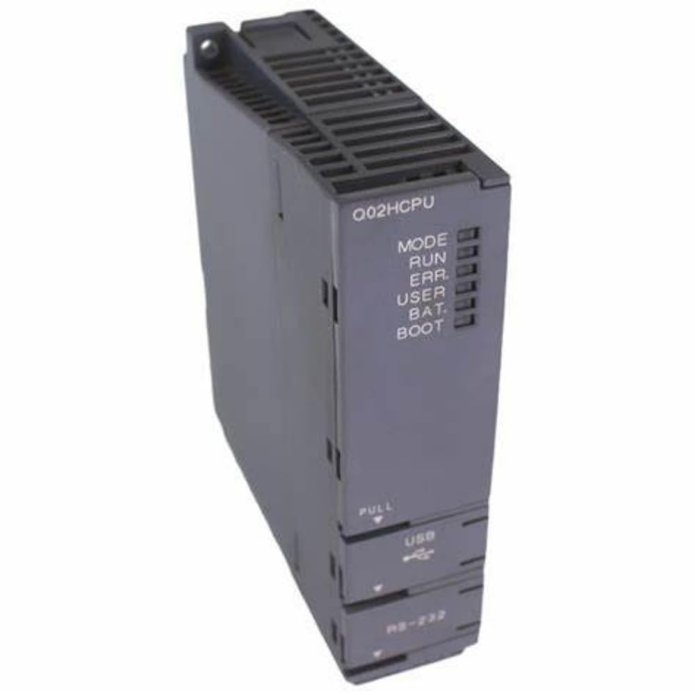 New Q02HCPU High-Speed Q Series PLC CPU Module - Programmable Logic Controller for Industrial Automation & Manufacturing Equipment