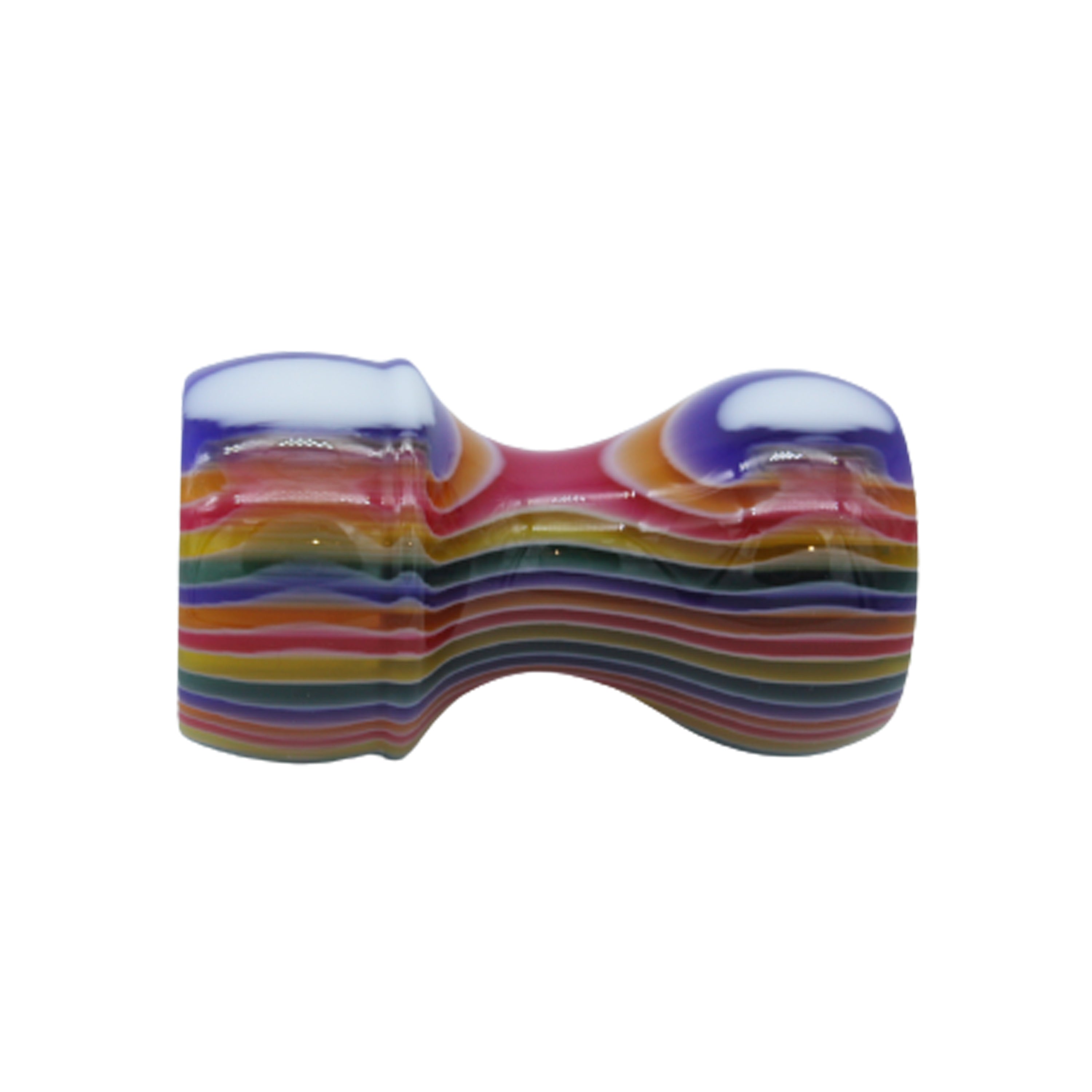 Handcrafted Candy Stripe Shaving Brush Handle for 24mm & 26mm Knots - Premium Wet Shaving Accessory for Men's Grooming & Luxury Bathroom Decor