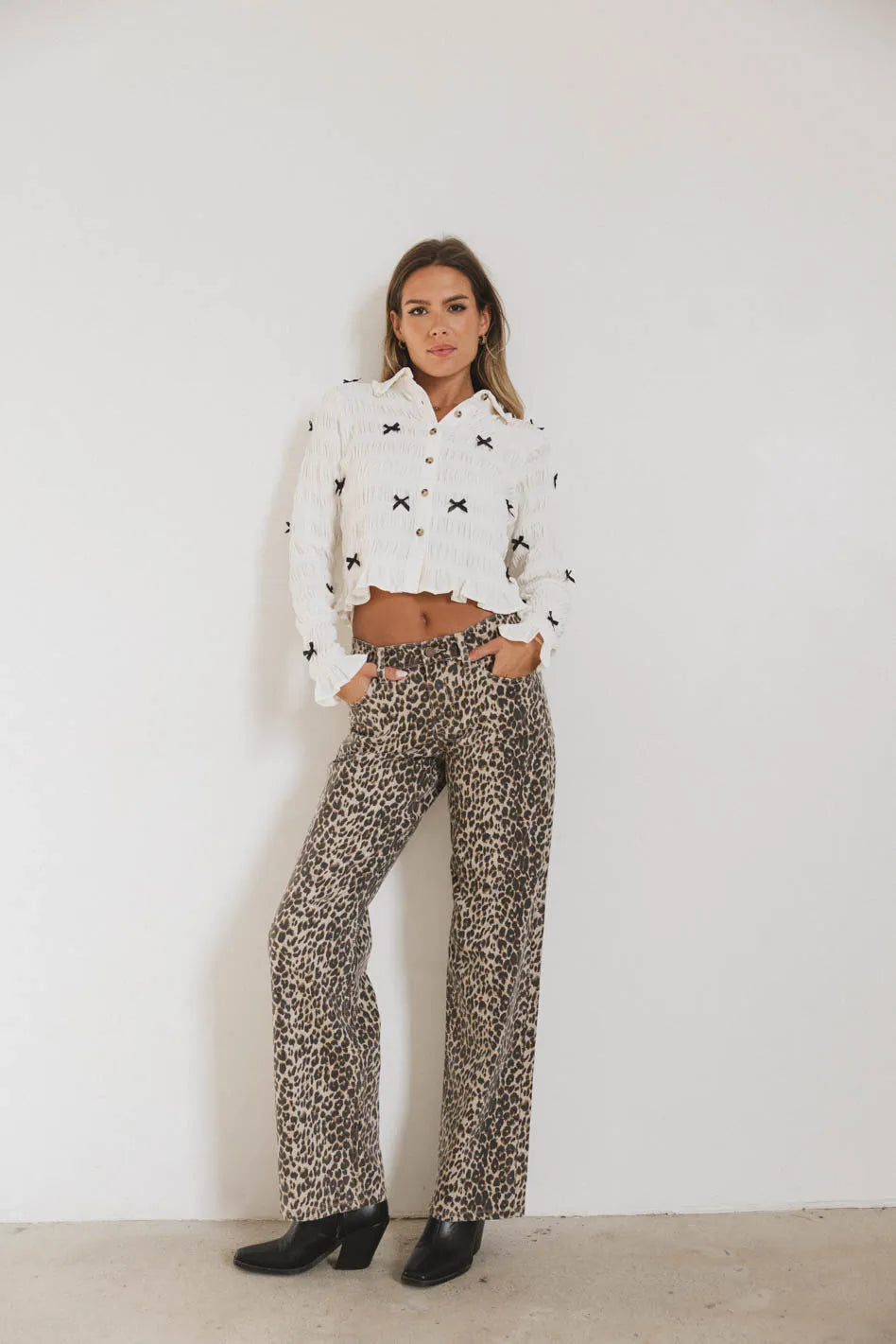 Leonora White Blouse for Women - Elegant & Comfortable Top for Office, Party & Casual Wear - FINAL SALE