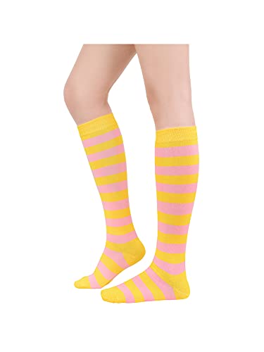1 Pack Yellow Pink Stripes
