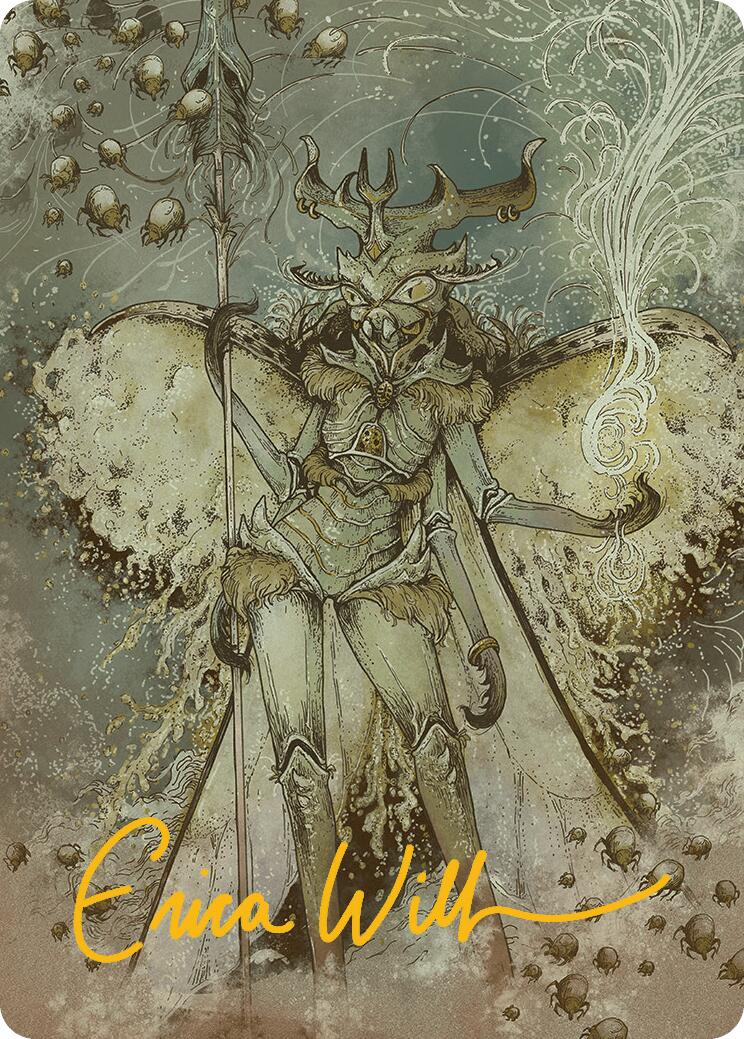 Aatchik Emerald Radian Art Card (6/54) - Gold Stamped Signature - Aetherdrift Art Series | Collectible Trading Card for MTG Fans & Fantasy Art Enthusiasts | Perfect for Gaming, Collecting & Display