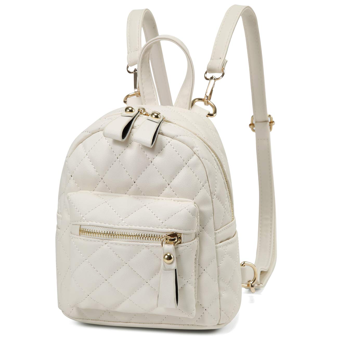Kasqo Mini Backpack Purse for Women - Small PU Leather Backpack for Girls & Teens, Lightweight Handbag for School, Travel & Daily Use