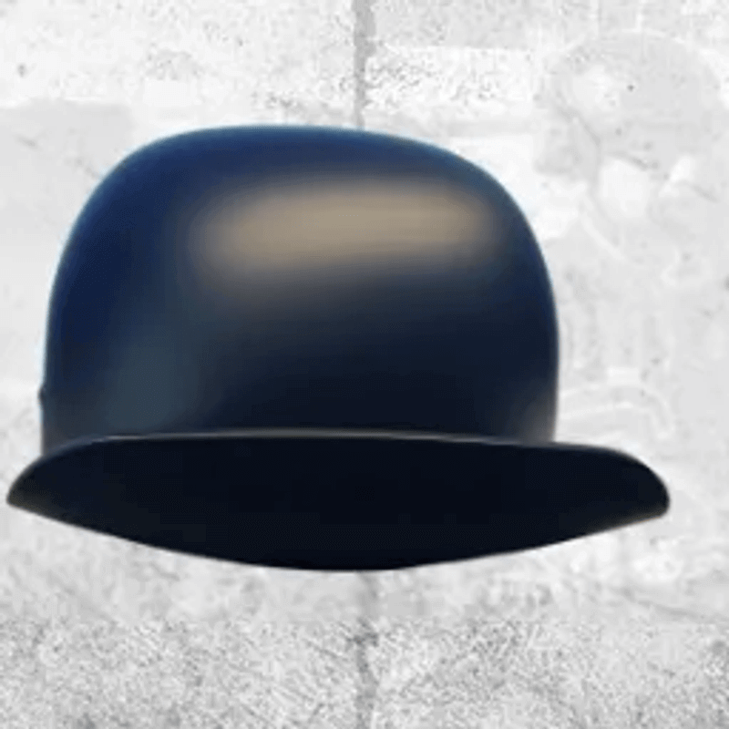 MicroLid Curve Baseball Motorcycle Helmet - Black Matte Finish - Lightweight & Durable Protection for Baseball, Motorcycle & ATV Riders - Perfect for Sports, Racing & Outdoor Adventures