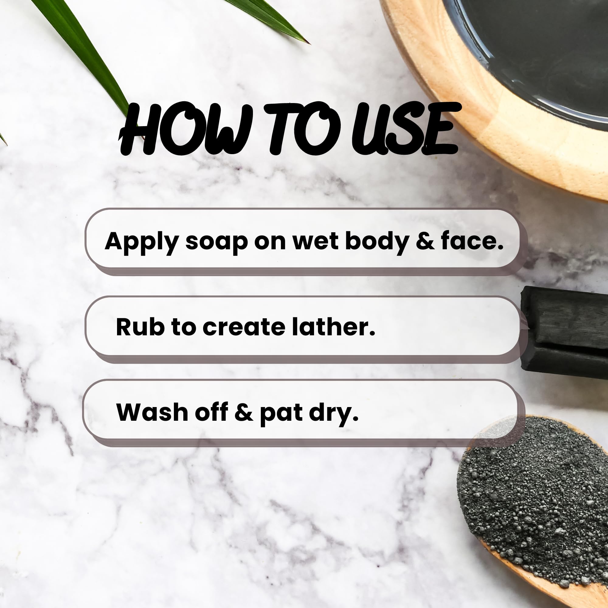Bare Ayurveda Activated Charcoal Soap - 100% Natural Handmade Deep Cleansing Bar for Acne, Blackheads & Pollution Protection (3.5oz) | Perfect for Daily Face & Body Wash to Remove Impurities & Toxins