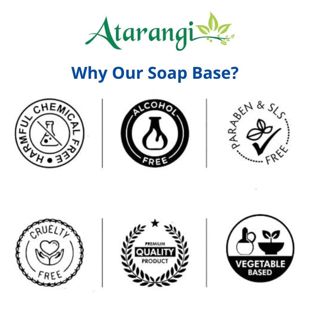 Atarangi Natural Glycerin Soap Base for Handmade Soap Making - 5KG, Paraben-Free, Fragrance-Free, Color-Free | DIY Soap Crafting, Bath & Body Products, Gift Making