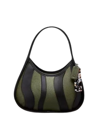 Coach Ergo Bag in Wavy Stripe Upcrafted Leather - Stylish Crossbody Purse for Women | Perfect for Work, Travel & Everyday Use