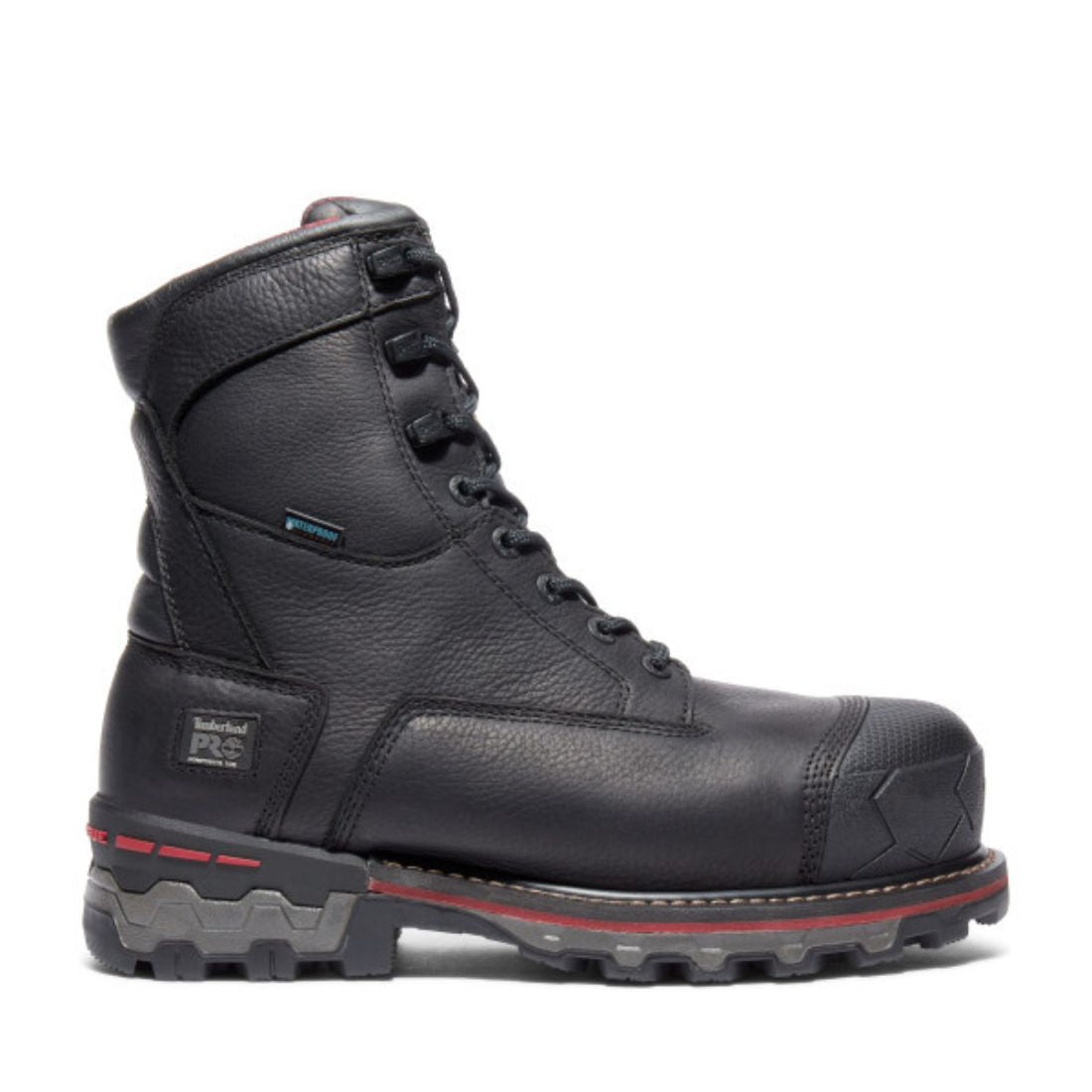 Timberland PRO Boondock Men's 8 Composite Toe Work Boot With 1000g Insulation A131D Black - Durable Safety Boots for Construction, Warehouse & Outdoor Work