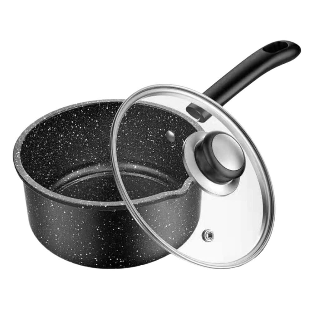 Premium Maifan Stone Cooking Pot Set - 1-Piece Breakfast Stockpot with Handle for Soup, Noodles & Food (Ideal for Home, Kitchen & Instant Meals)