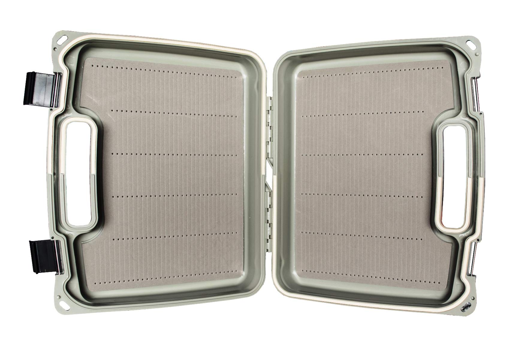 Large Saltwater Streamer Fly Box with External Silicone Drying Patch - Perfect for Fly Fishing, Saltwater Angling & Outdoor Adventures