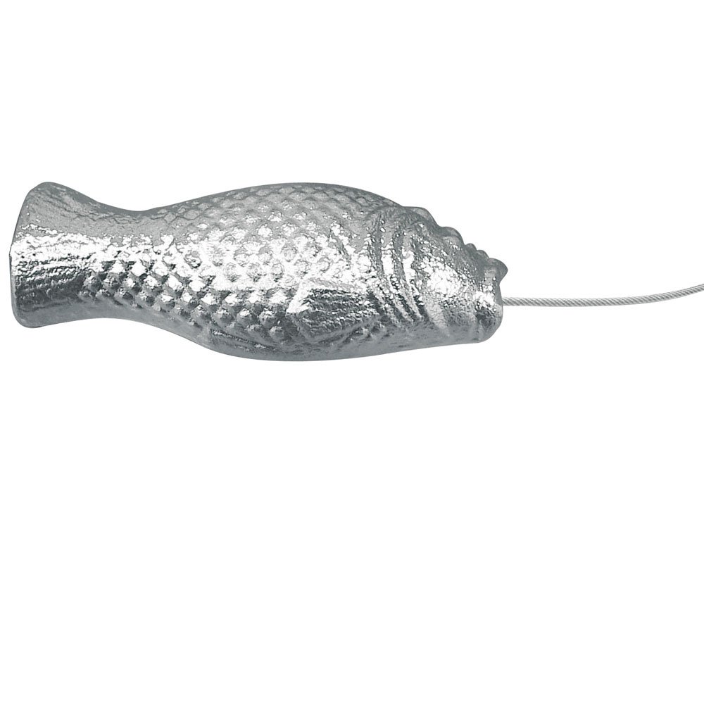 Tecnoseal Grouper Suspended Anode with Cable & Clamp - Marine Grade Zinc for Boat Hull Protection & Corrosion Prevention - Ideal for Saltwater Boats, Docks & Underwater Metal Structures