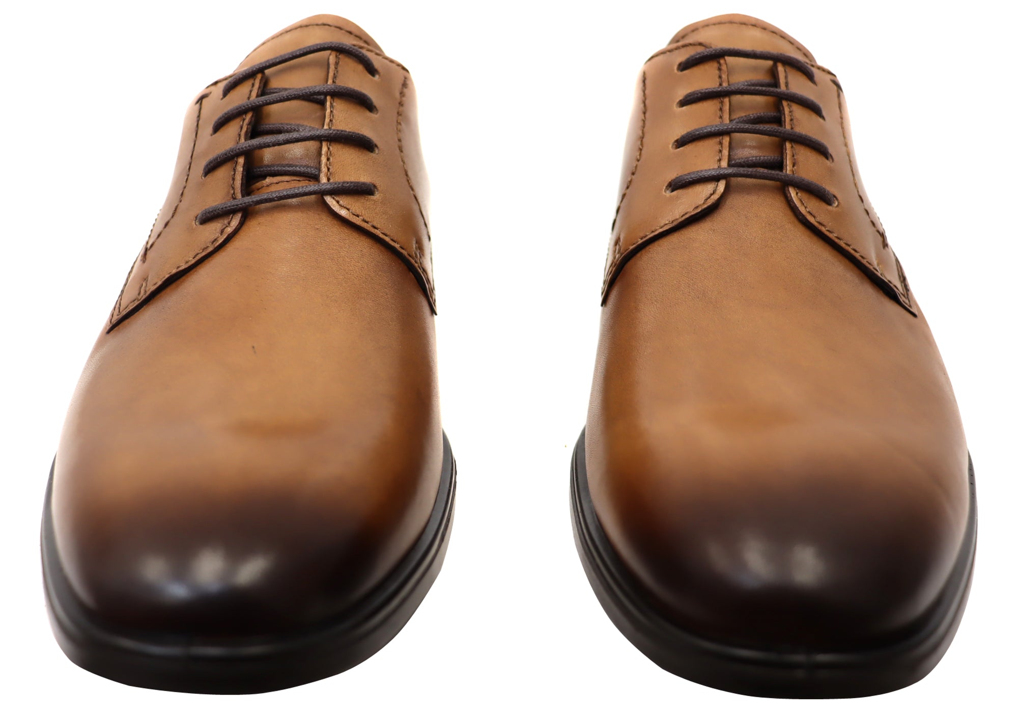 ECCO Men's Comfortable Leather Melbourne Lace-Up Dress Shoes - Business Casual & Formal Wear for Office, Weddings & Special Occasions