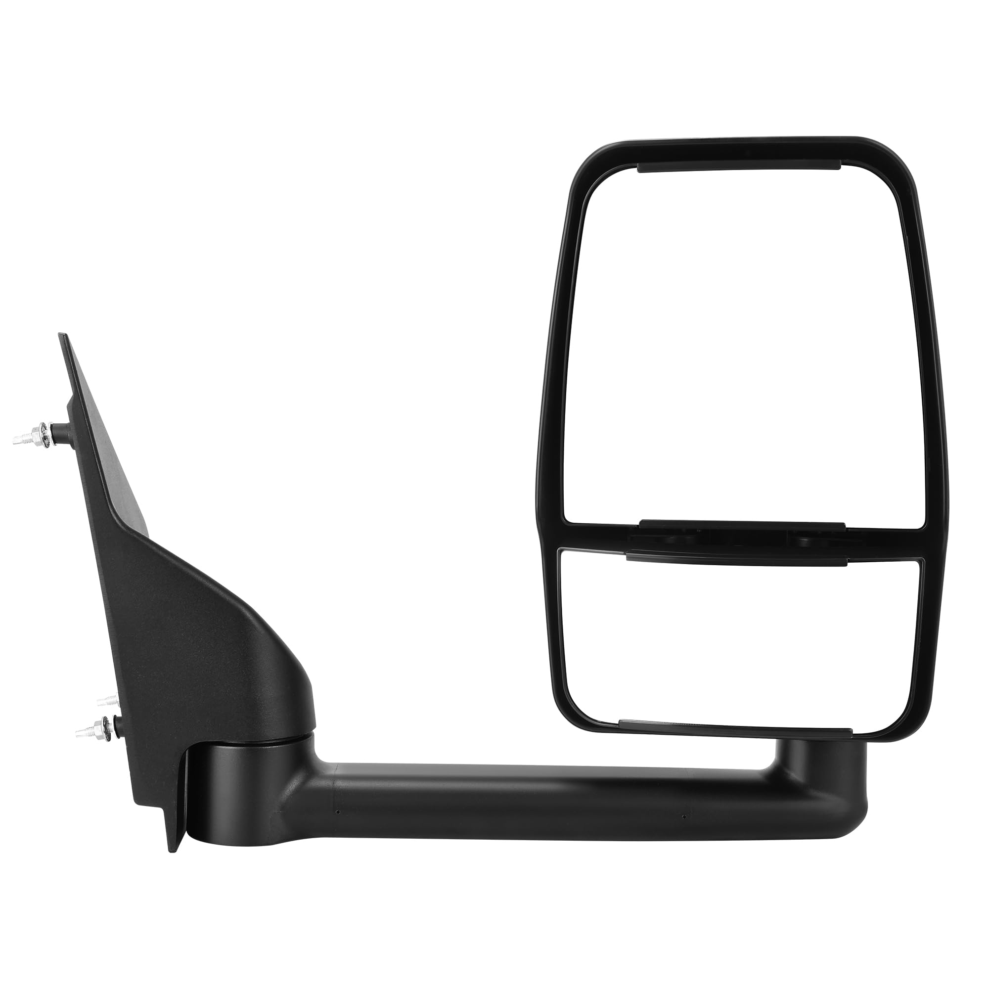 YITAMOTOR Right Passenger Side Towing Mirror for 2003-2019 Chevy Express & GMC Savana 1500/2500/3500 - Manual Folding, Adjustable Black Tow Mirror - Perfect for Towing, RV Camping & Heavy-Duty Hauling