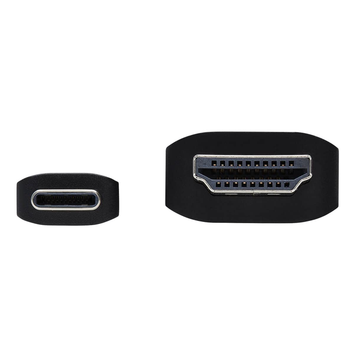 Tripp Lite USB-C to HDMI Adapter Cable 6ft - Thunderbolt 3 & 4K 60Hz HDR Compatible - HDCP 2.2, DP 1.2 Alt Mode - Black (U444-006-HDR2BE) - Perfect for MacBook Pro, Dell XPS & Home Theater Setup