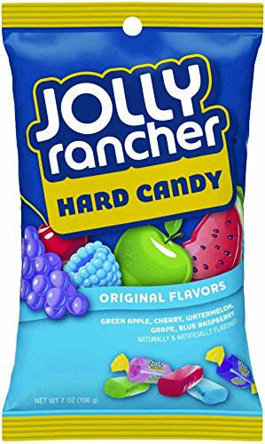 Jolly Rancher Assorted Hard Candy 198g (Pack of 10) - Fruit Flavored Bulk Candy for Parties, Halloween, Christmas & Office Snacks