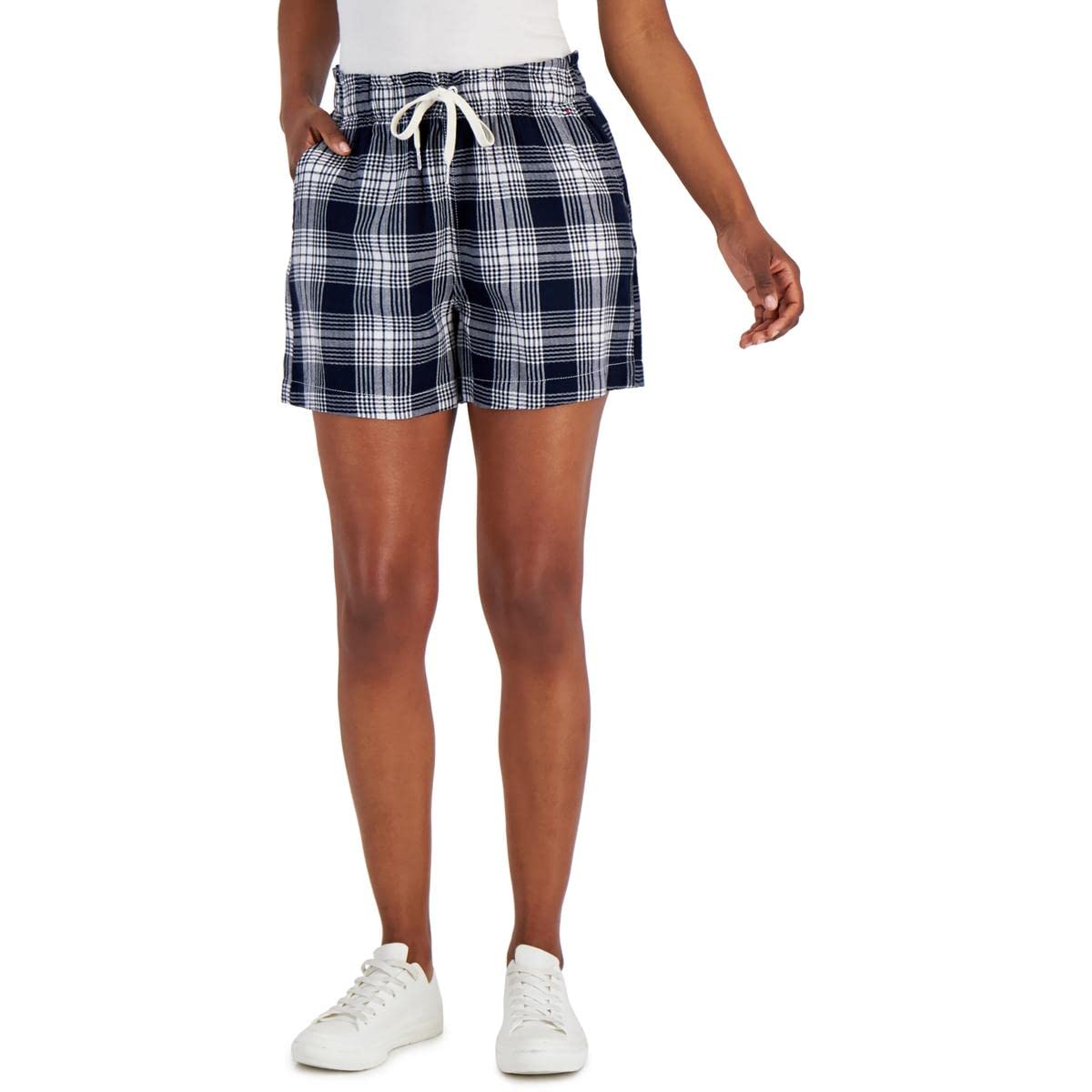 Tommy Hilfiger Women's Casual Shorts - Comfortable Summer Shorts for Women | Lounge, Beach, Travel & Everyday Wear