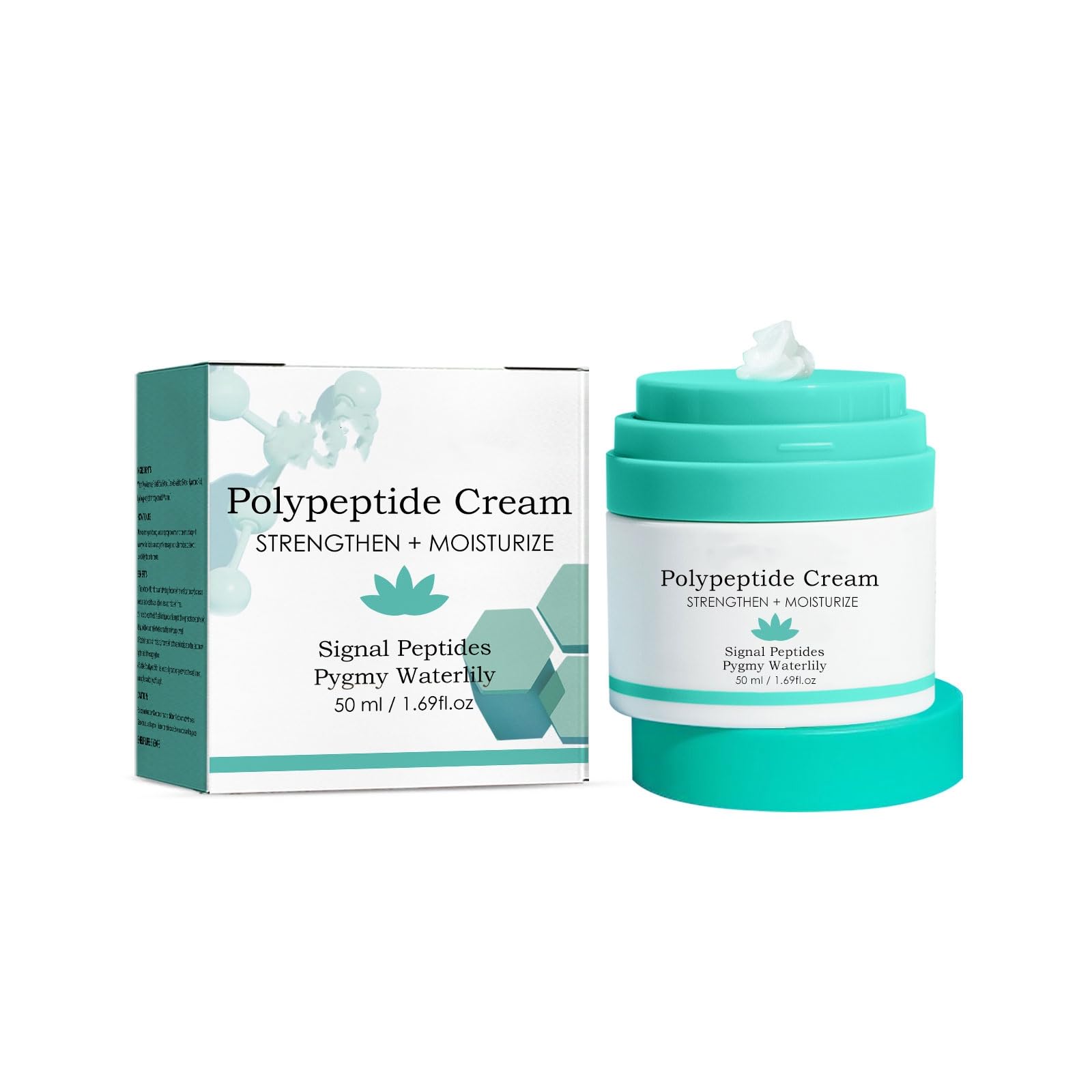 Elephant Polypeptide Face Moisturizer Cream for Women - Hydrating & Anti-Aging Facial Skin Care (50ml, Green) | Day & Night Use for Dry, Sensitive Skin