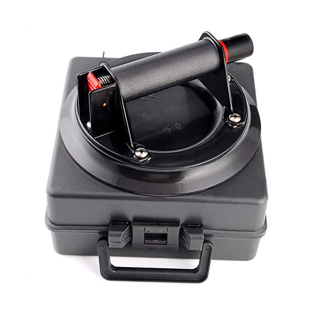 BIU Handheld Vacuum Suction Cup Pump - 210mm Rubber Suction Panel Lifter for Granite, Glass, Windows - Heavy Duty Lifting Tool for Construction, Home Renovation & Glass Replacement Projects