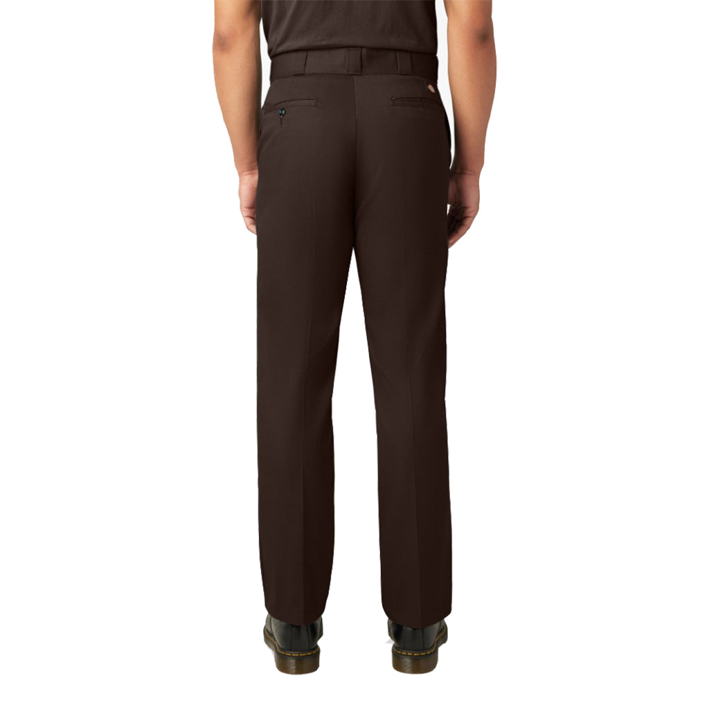Dickies 874 Work Pants for Men - Durable Dark Brown Workwear Trousers for Construction, Carpentry & Outdoor Jobs