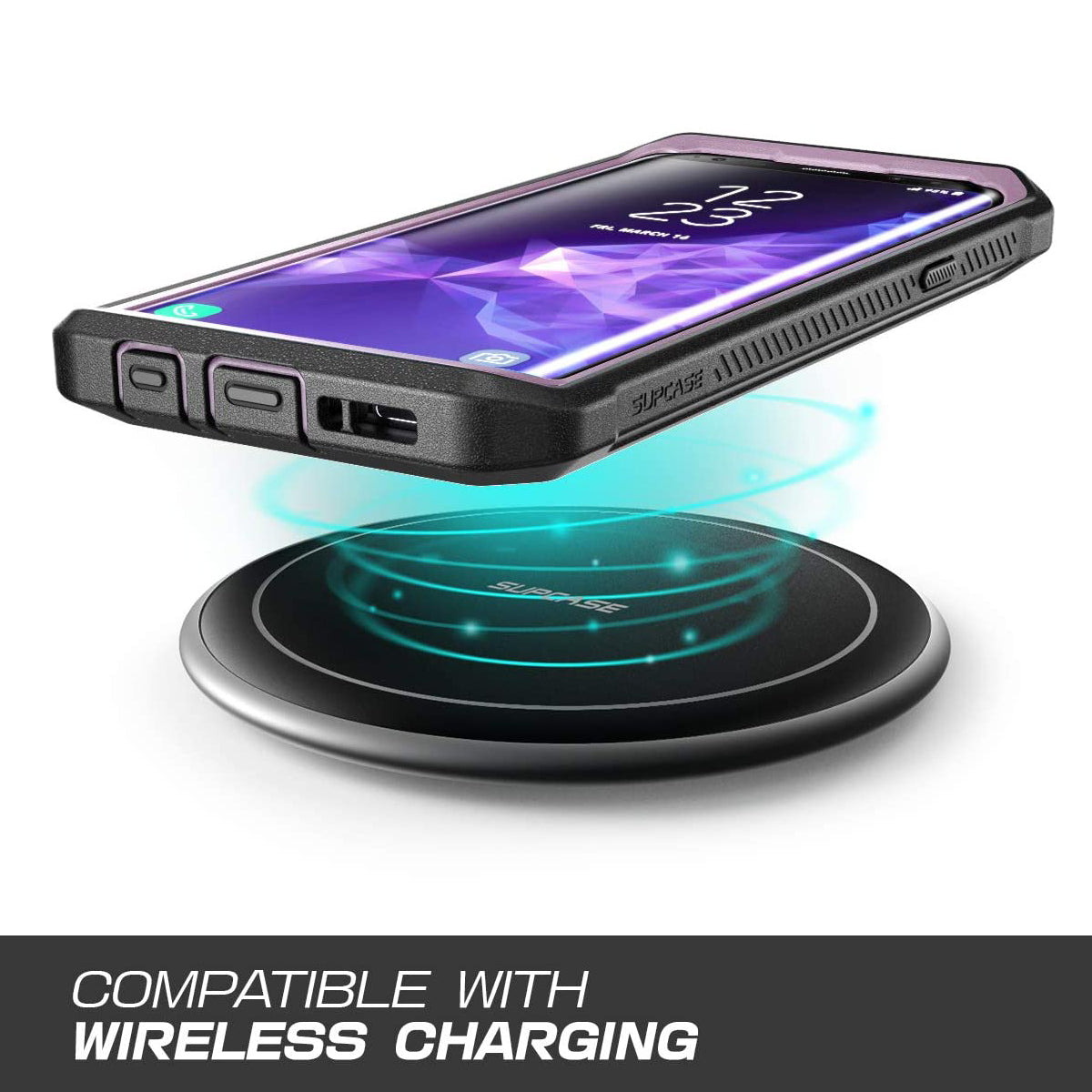 Samsung Galaxy S9 Plus Unicorn Beetle Pro Full-Body Rugged Protective Case - Open Box - Metallic Purple - Shockproof, Durable Cover for Outdoor & Active Lifestyle