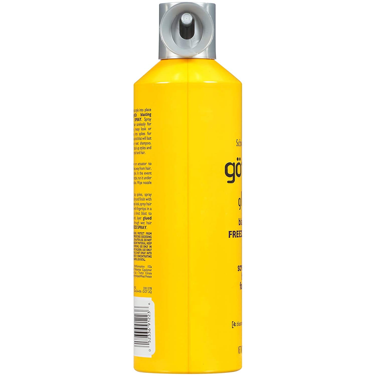 (12 Pack) GOT 2B Glued Blasting Freeze Spray - 12oz Strong Hold Hairspray for Extreme Styles, All-Day Hold - Perfect for Punk, Rock, Gothic & Crazy Hairstyles