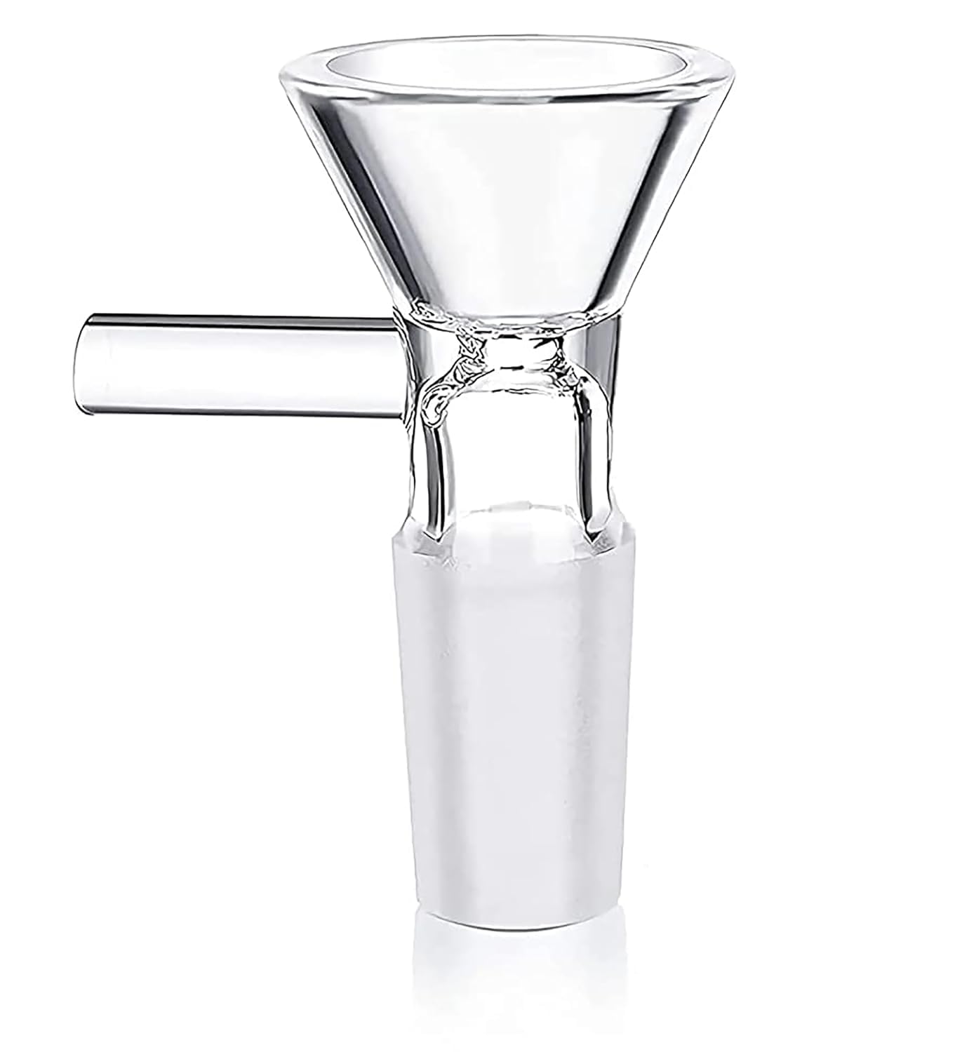 7PCS Glass Funnel Set with Handle - Small Kitchen Funnels for Bottles, Liquids & Spices - Durable Lab & Home Use for Cooking, Baking, Essential Oils & DIY Projects