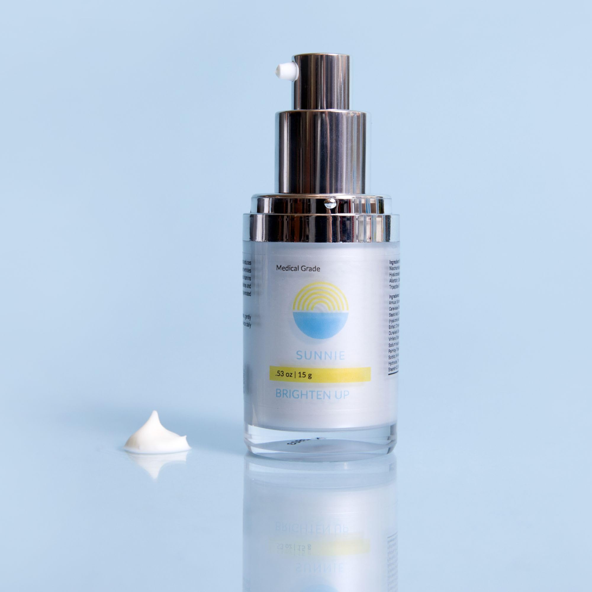 SUNNIE Illuminating Eye Cream for Dark Circles, Puffiness & Wrinkles - Anti-Aging Brightening Treatment (0.53 oz/15g) - Perfect for Morning & Night Skincare Routine