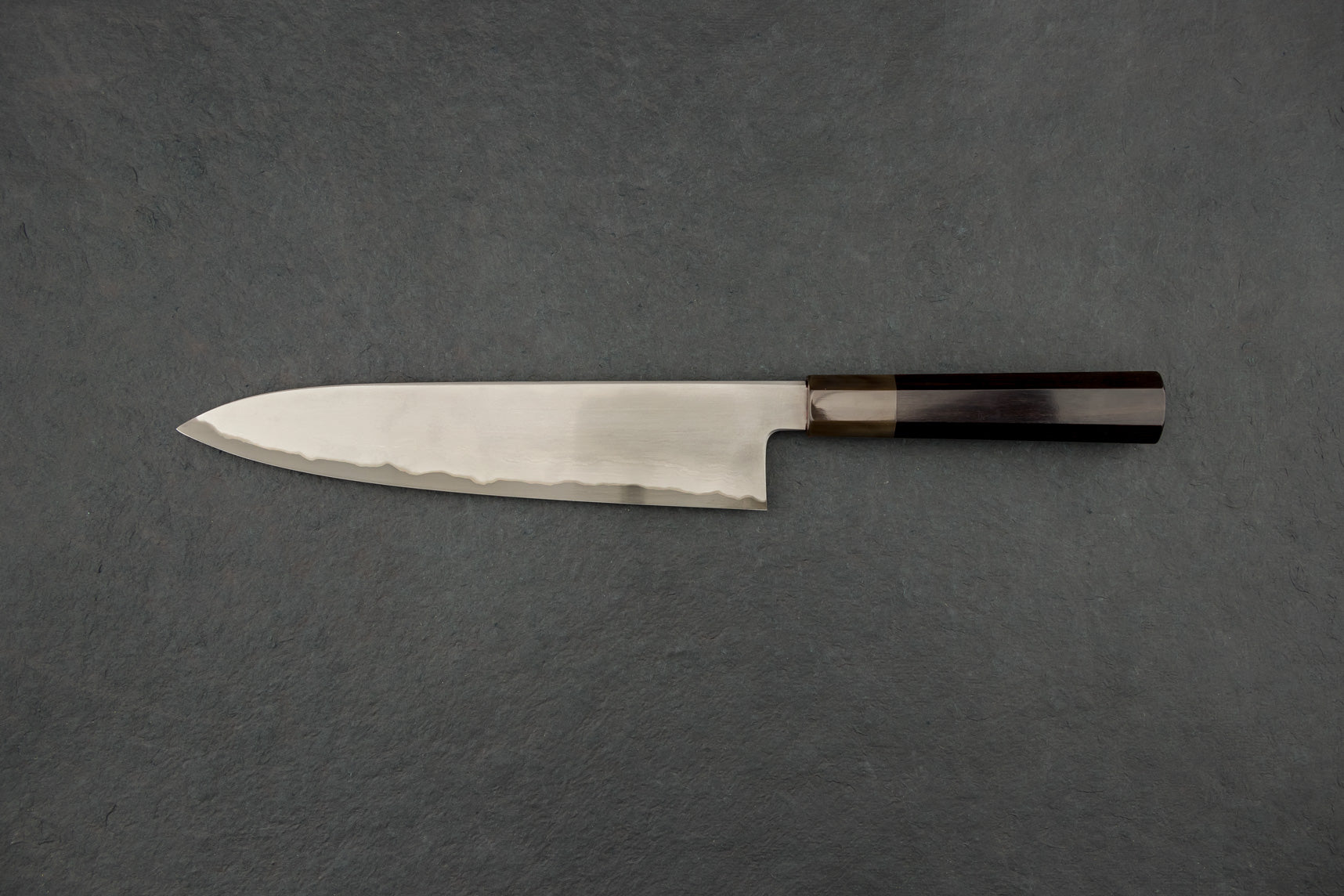 Premium Tetsujin Hamono Aogami Super Blue Steel Gyuto Chef Knife 240mm - Japanese High-Carbon Kitchen Knife for Professional Chefs & Home Cooking